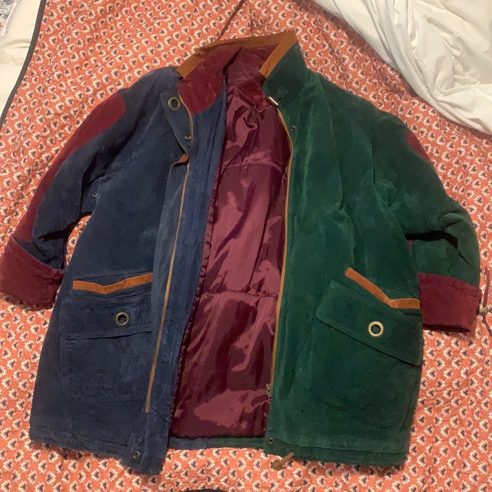 GITANO leather coat